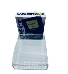 Nintendo Game Boy Color Console Box Size UV Protected Magnetic Locking Hard Case 4mm thick acrylic