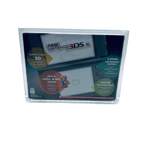Nintendo 3DS XL Console Box Size UV Protected Nintendo  Magnetic Locking Hard Case 4mm thick acrylic