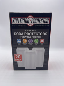 80 Pack Funko SODA Protectors made with 0.50mm thick PET Acid-Free SCRATCH & UV RESISTANT Plastic