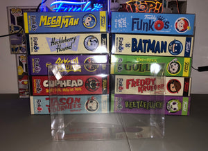 Funko Cereal Box Protectors made with SCRATCH & UV RESISTANT 0.50mm thick PET Acid-Free Plastic