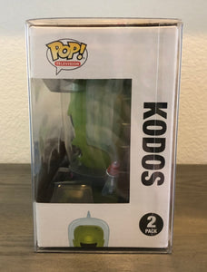 KANG & KODOS 2-Pack Funko POP! Protector made with SCRATCH & UV RESISTANT 0.50mm thick PET Acid-Free Plastic - Please Read Description