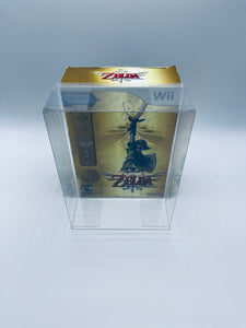 Nintendo Wii Zelda Skyward Sword Special Edition Box Protectors made with 0.50mm thick PET Acid-Free Plastic