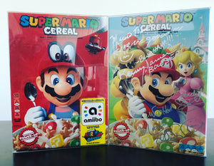 Super Mario Odyssey Amiibo Cereal Box Protectors made with 0.60mm thick PET Acid-Free Plastic