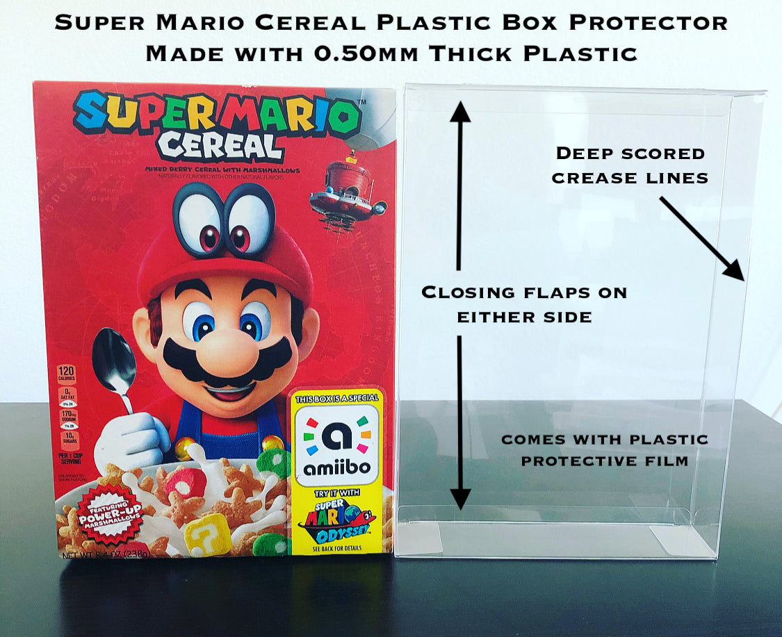Super Odyssey Amiibo Cereal Box Protectors made with 0.60mm thic – Kollector Protector