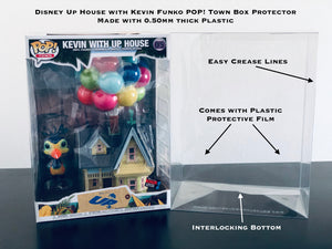 Disney Up House with Kevin Funko POP! Box Protector made with 0.50mm thick PET Acid-Free Plastic