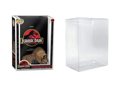 Funko POP! Jurassic Park Movie Poster Size Box Protector made with 0.50mm thick PET Acid-Free Plastic