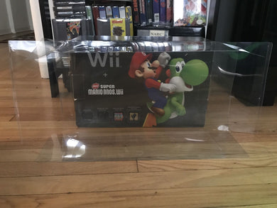 Nintendo Wii Black/Red Edition Console Box Protector made with 0.50mm Thick Plastic - Sturdiest Protectors on the Market!