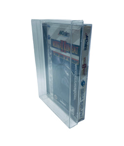 UV & SCRATCH RESISTANT SEGA CD/SEGA Saturn/PS1 Long Box Video Game Box Protectors made with 0.50mm thick PET Acid-Free Plastic