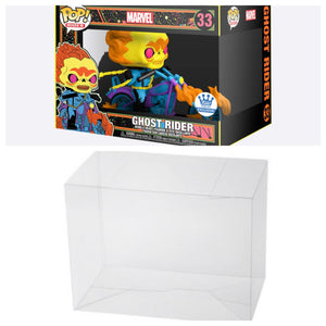Funko POP! Ride (Older Ride Box Size) Box Protectors made with UV & SCRATCH Resistant 0.50mm thick PET Acid-Free Plastic