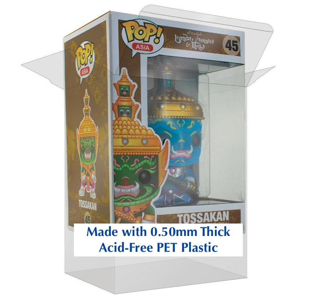 Tossakan Funko POP! ASIA Box Protector made with 0.50mm thick PET Acid-Free Plastic